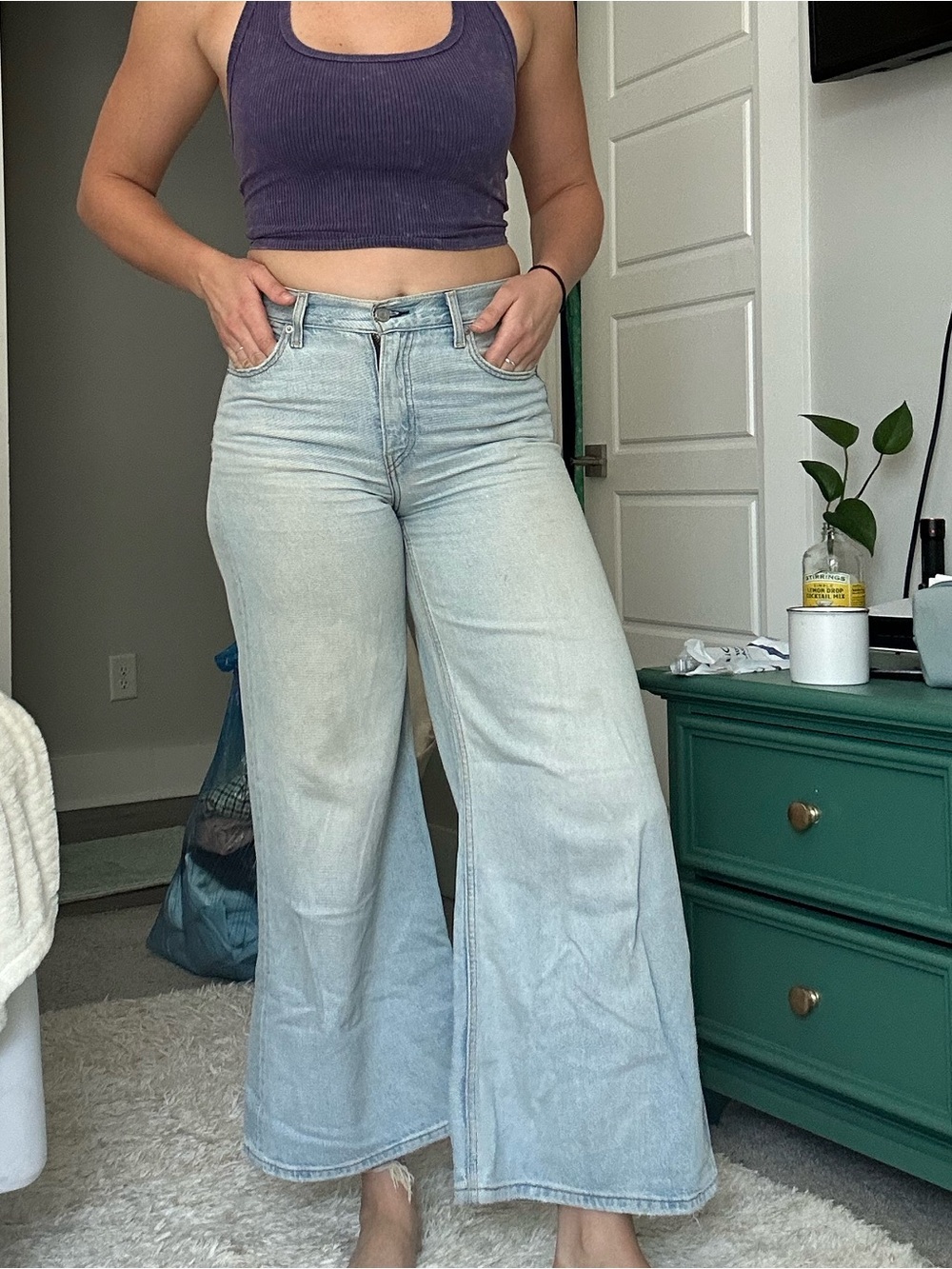 Levi’s Light Wash Wide Leg Women’s Jeans - Blue